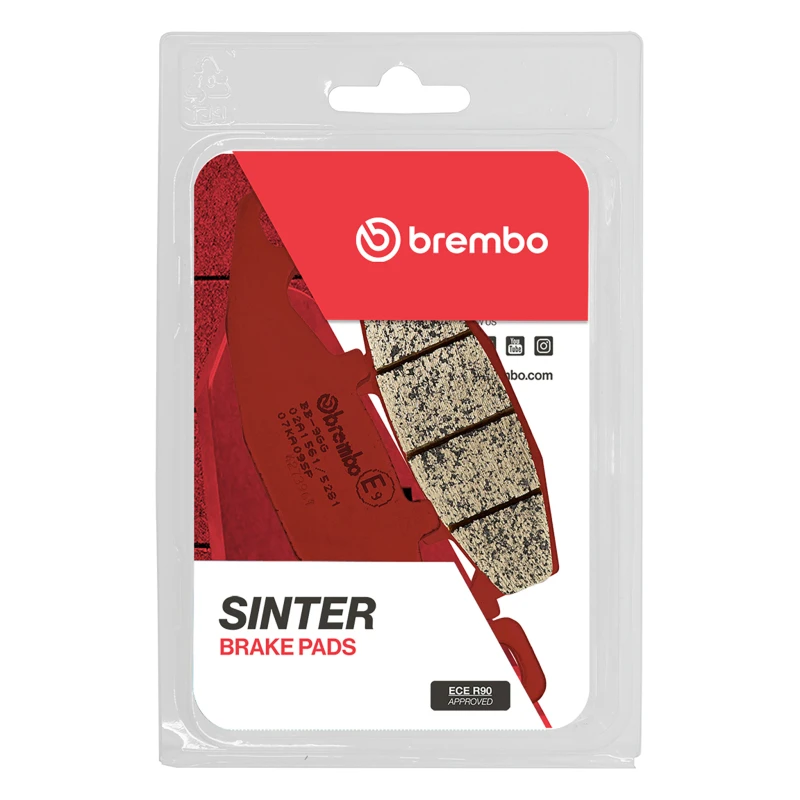 Brembo OE Bremsbelag hinten für 87-87 Kawasaki GPZ R 400cc