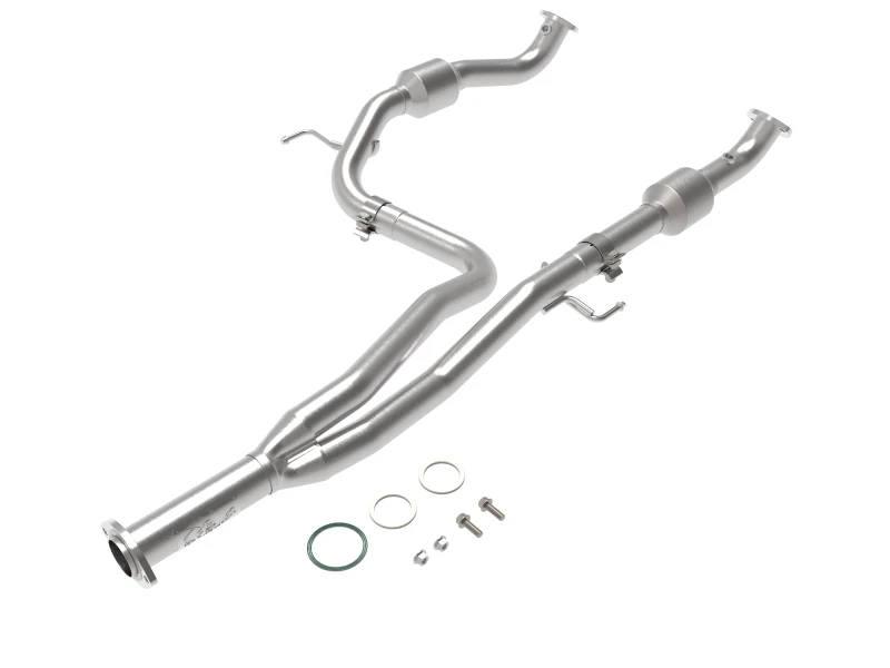 aFe Power Twisted Steel Y-Rohr mit Kat SS 16-20 Toyota Tacoma V6 3,5L (nur 4WD)
