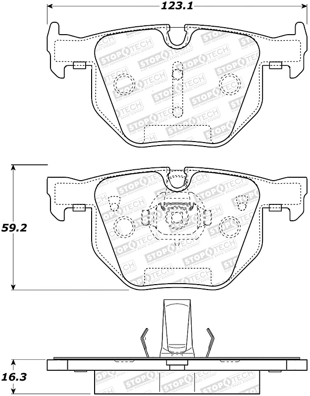 StopTech Street Brake Pads