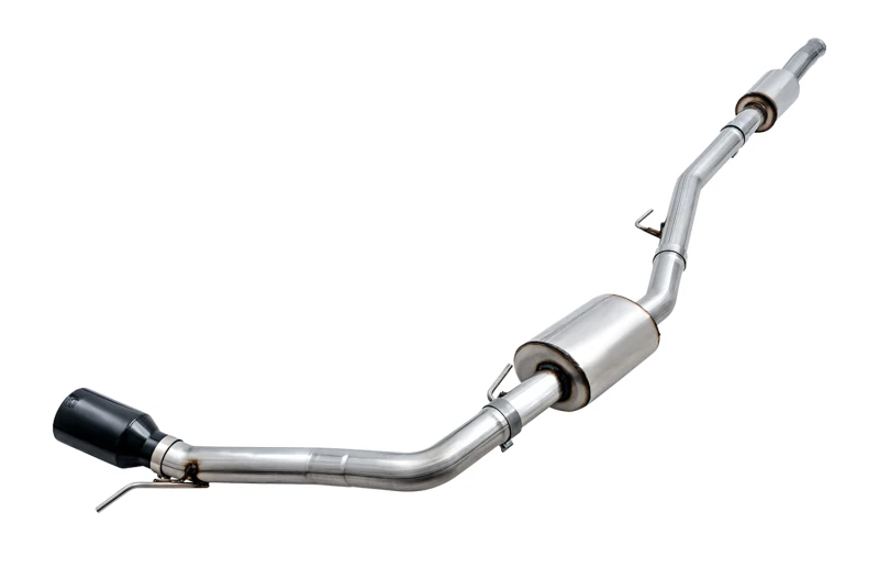 AWE Tuning 20-21 Jeep Gladiator JT 3.6L Tread Edition Kat-Back Single Side Auspuff - Diamond Schwarz Ti