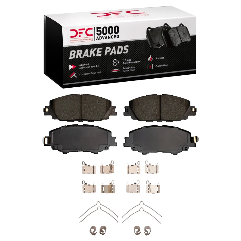DFC 19-25 Toyota Prius Prime Front 5000 Advanced Ceramic Brake Pads and Hardware Kit