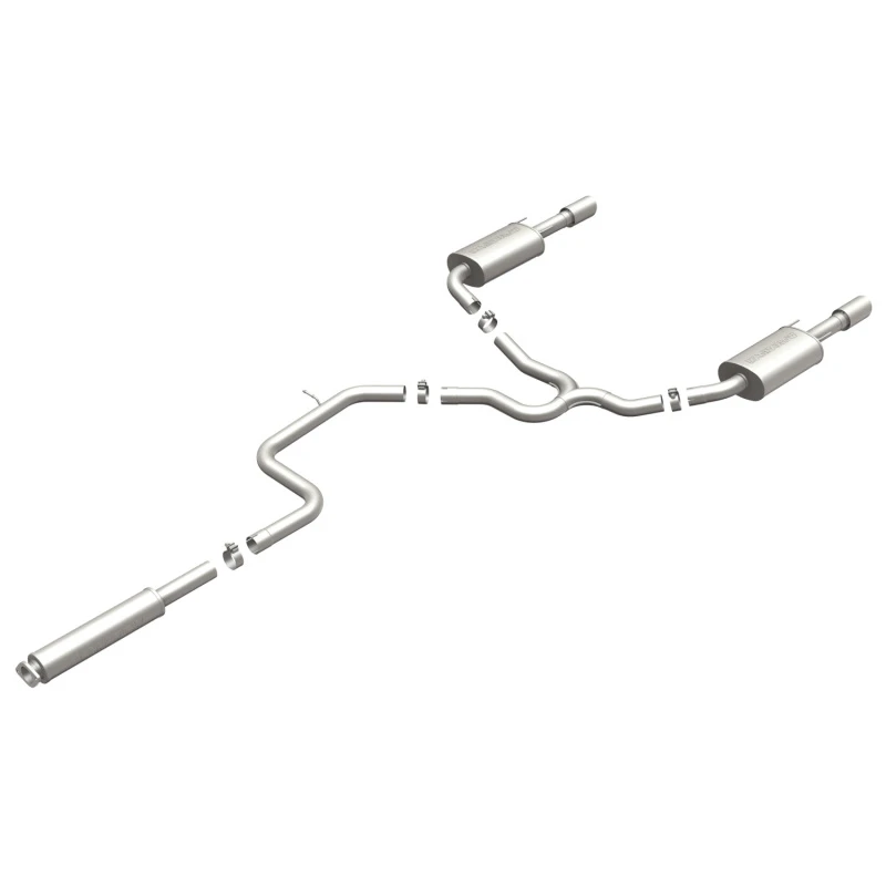 MagnaFlow 00-05 Chevy Impala/Monte Carlo V6 3.4L/3.8L Doppelrohr-Ausgang Edelstahl Cat-Back Perf Auspuff