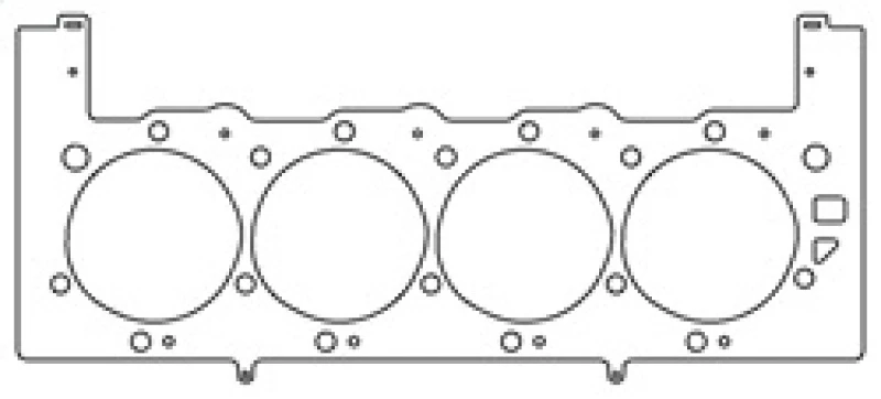 Cometic GM L18 Vortec 8100 Gen-VII Big Block V8.060in MLS Zylinderkopfdichtung - 4.350in Bohrung - LHS