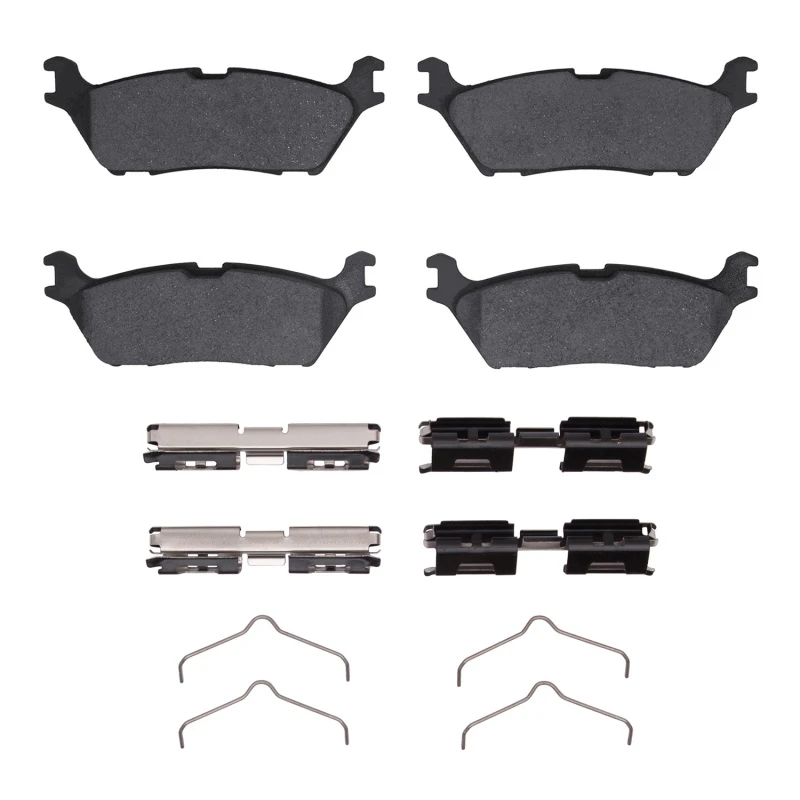DFC 21-25 Ford F-150 4WD Rear 5000 Advanced Semi Metallic Brake Pads and Hardware Kit