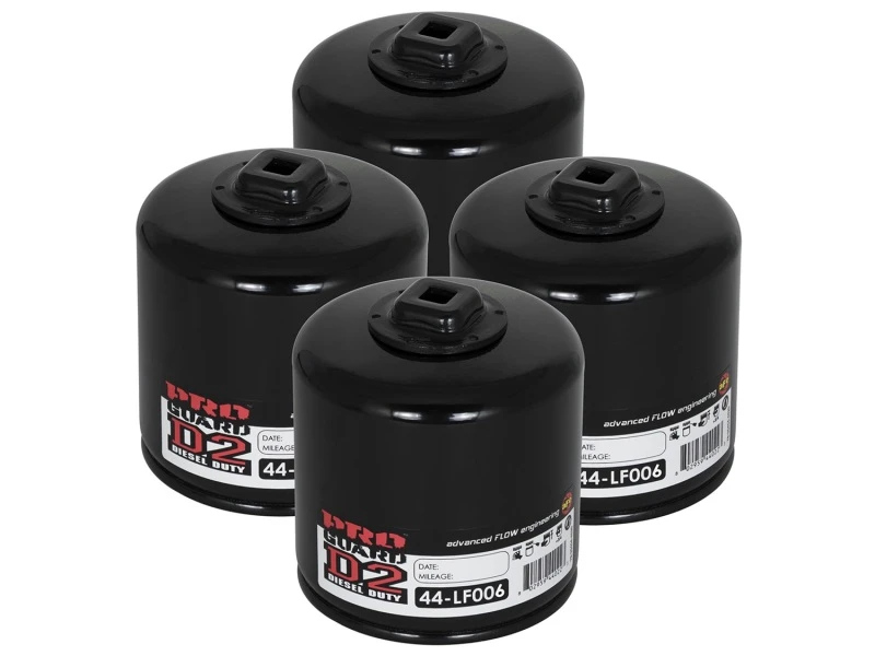 aFe Pro GUARD D2 Ölfilter 74-08 Dodge Gas-LKW V6 3,9L/V8 4,7L/5,7L/5,2L/5,9L/V10 8,3L/8,0L (4 Stück)