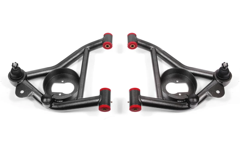 BMR 82-92 Chevy Camaro / 82-92 Firebird Nicht-Verst. Untere A-Arme (Polyurethane) - Schwarzes Hammertone