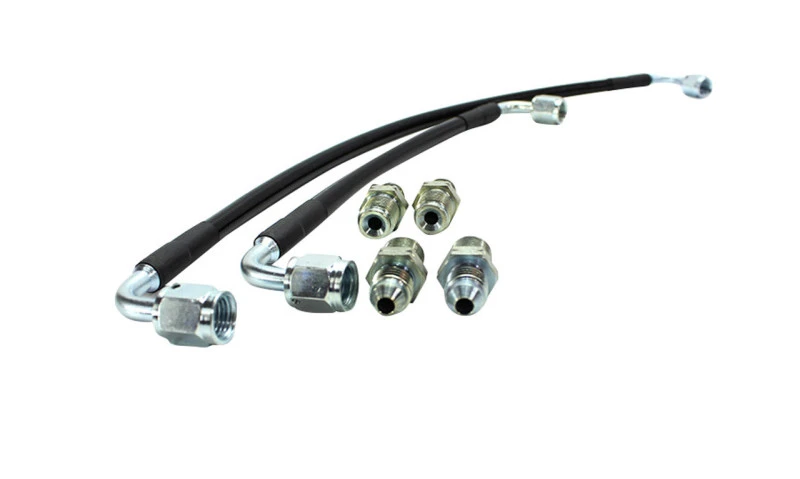 ISR Performance Stainless Steel Power Steering Rack Lines for Nissan 240SX S13/S14 LHD