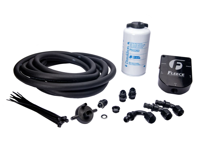 Fleece Performance 98.5-02 Dodge Cummins Auxiliary Fuel Filter Kit