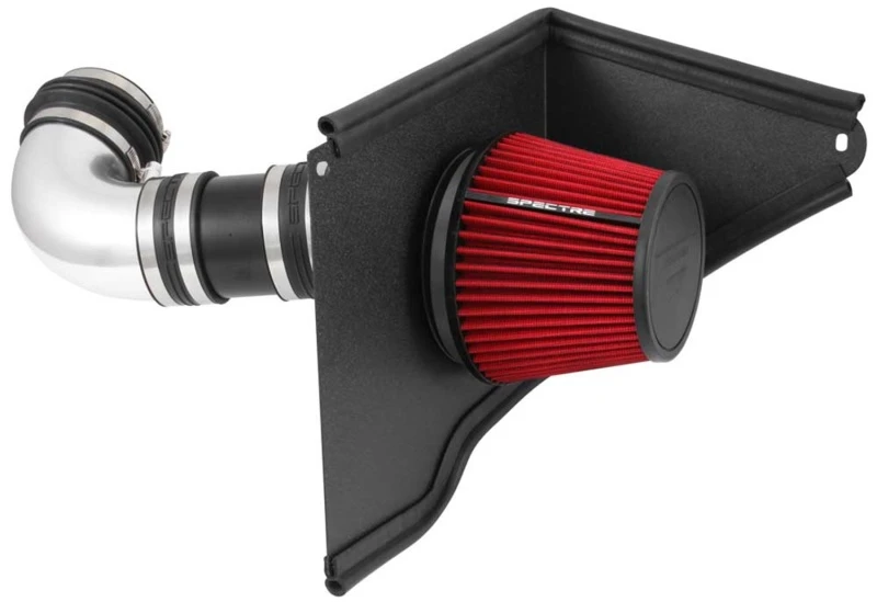 Spectre 08-09 Pontiac G8 V8-6.0/6.2L F/I Luftansaugs-Kit - Poliert mit rotem Filter