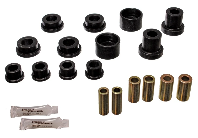 Energy Suspension Schwarzes Hinteres Kontrollarmbuchsen-Set für 90-94 Mitsubishi Eclipse AWD