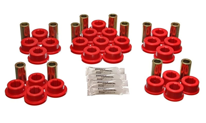 Energy Suspension 87-92 Toyota Supra Rote Hinterachslenker-Buchsen-Set