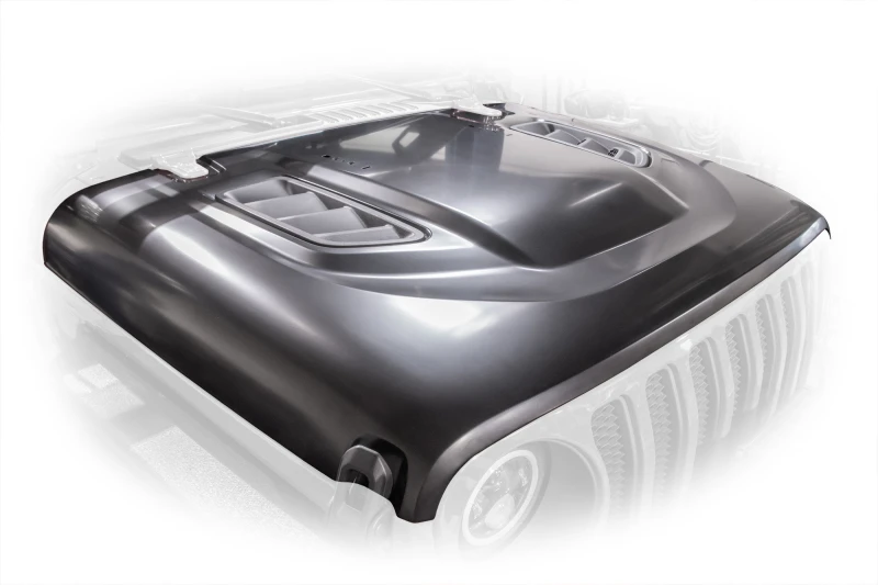 DV8 Offroad Rubicon Replica Motorhaube für 2018+ Jeep Wrangler
