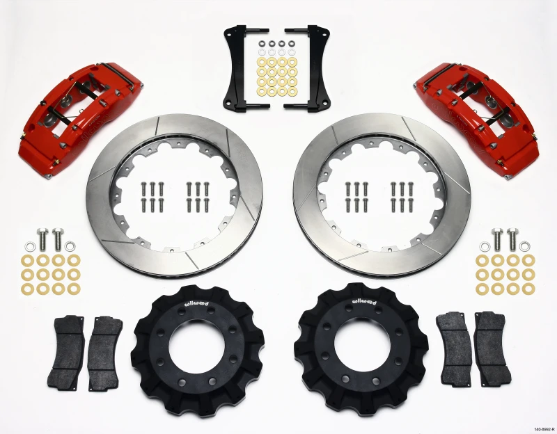 Wilwood TC6R Vorderkit 16,00 Zoll Rot 1999-2014 GM Truck/SUV 1500