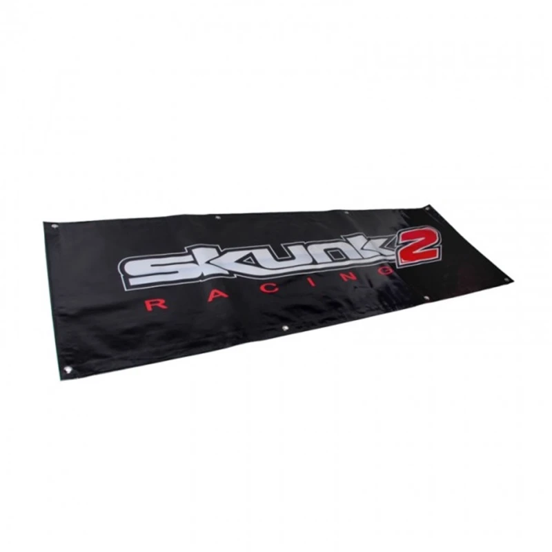 Skunk2 5 FT. Vinyl-Shop-Banner (Schwarz)