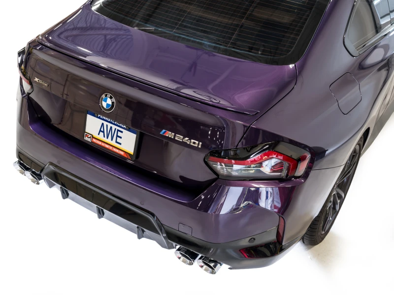 AWE Tuning 22-26 BMW M240i (G42) Track Edition Exhaust - Chrome Silver Tips