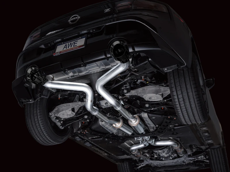 AWE 2023 Nissan Z RZ34 RWD Track Edition Catback Auspuffsystem mit Diamant-Schwarz-Tips