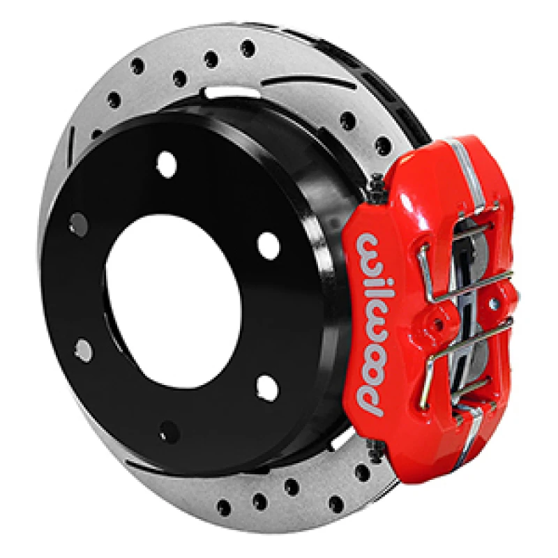Wilwood 63-87 C10/C15 DynaPro FDPLP Red Calipers 11in x.81in D/S  Rotors 6-Lug Rear Disc Brake Kit