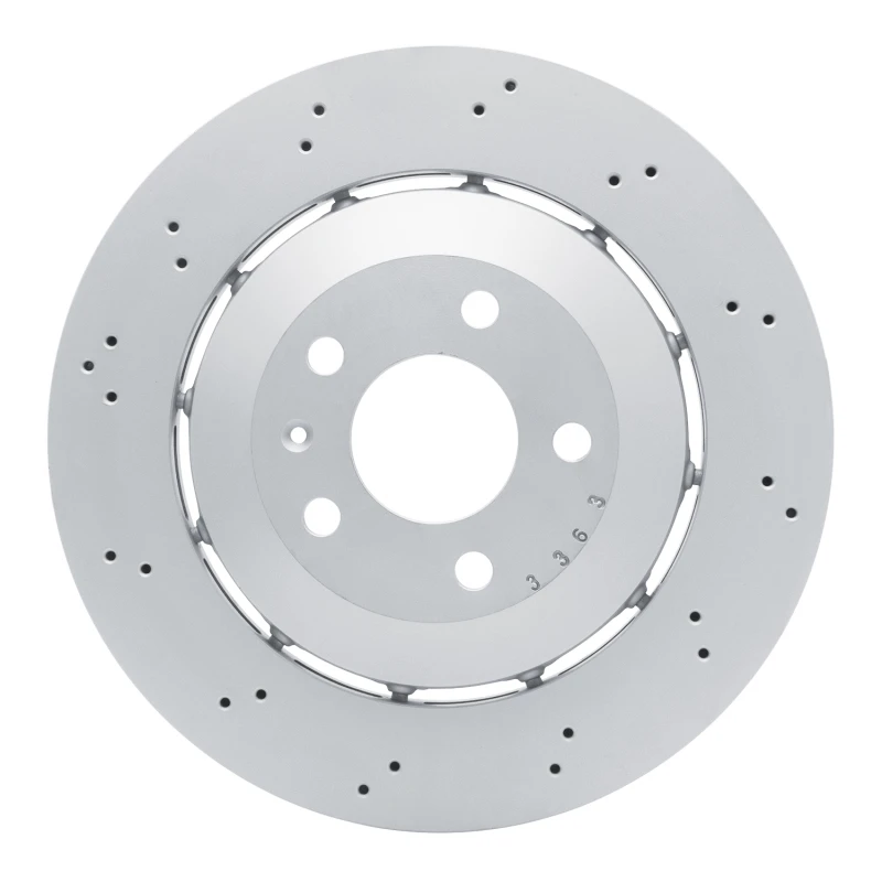 DFC 13-15 Audi RS5 Rear Drilled Hi-Carbon Alloy Geomet Coated Rotor
