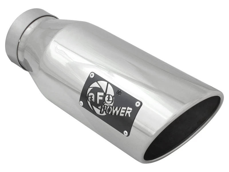 aFe MACHForce XP 4in Exhausts Cat-Back SS w/ Polished Tips 14-17 Dodge Ram 2500 V8-6.4L Hemi