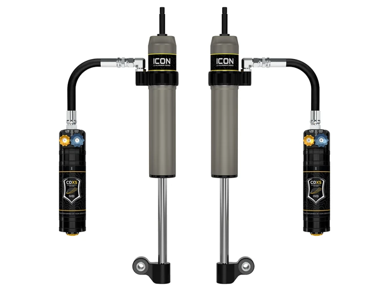 ICON 05-23 Toyota Tacoma Rear VS 2.5 Alum RXT Shock Absorbers Remote Resi w/ CDXS Pair