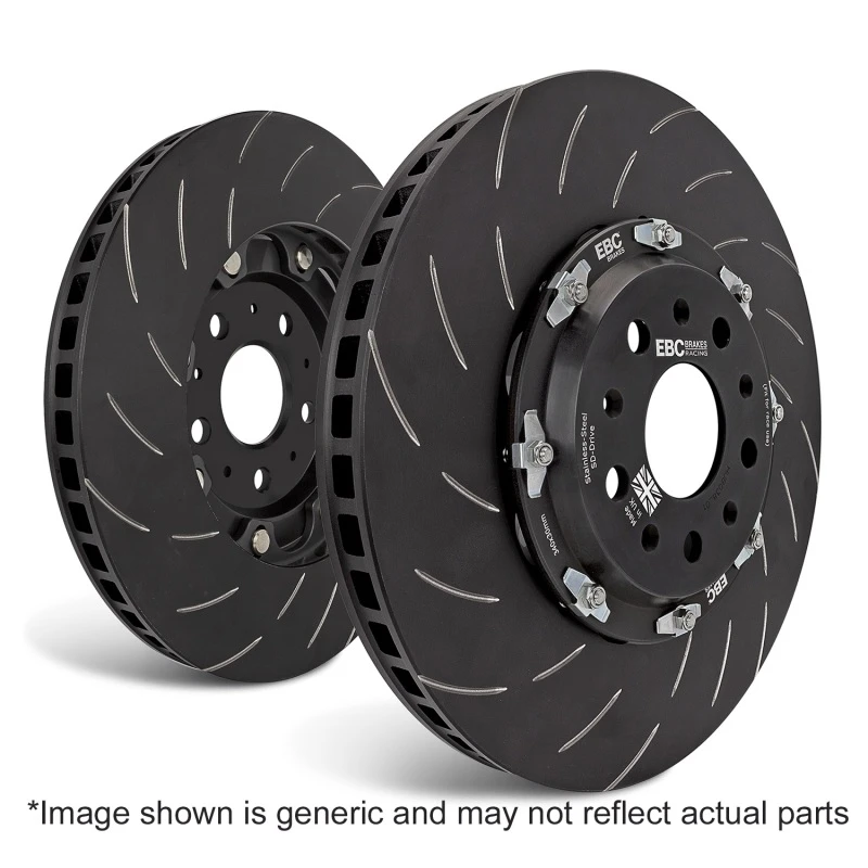 EBC Racing 02-07 Dodge Viper 8.3L 2 Piece Floating Conversion SG Racing Front Rotors
