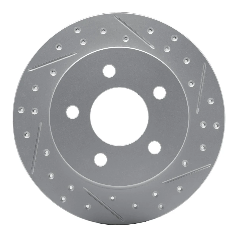 DFC 94-04 Ford Mustang Rear Right Drilled & Slotted Geoperformance Rotor