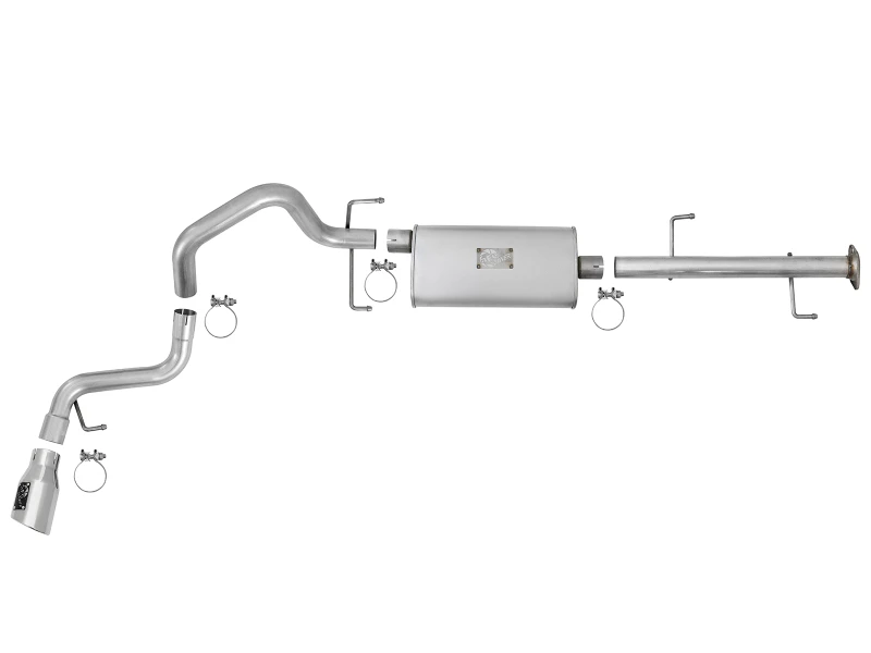 aFe Scorpion 2-1/2in Alum Steel Cat-Back Exhaust w/ Polished Tips 07-17 Toyota FJ Cruiser V6 4.0L