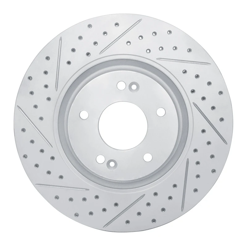 DFC 11-25 Hyundai Sonata Front Left Drilled & Slotted Geoperformance Rotor