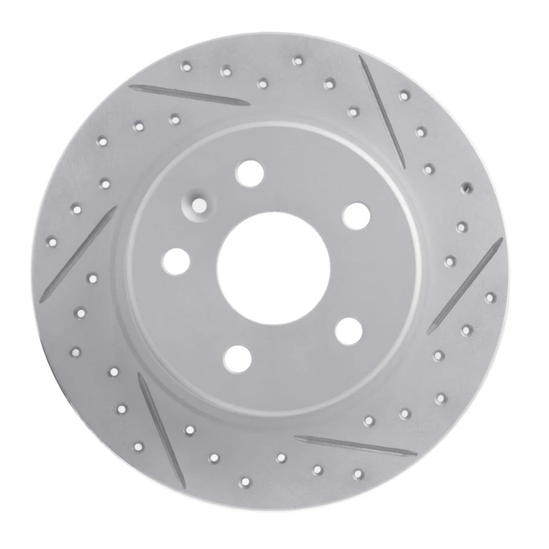 DFC 16-23 Chevrolet Bolt Euv Rear Right Drilled & Slotted Geoperformance Rotor