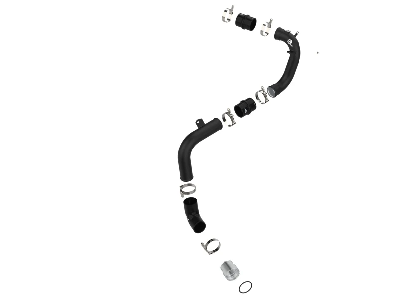 aFe 21-22 Ford Bronco V6-2.7Ltt BladeRunner 2.75 Zoll Alu-Kaltladeluftrohr - Schwarz