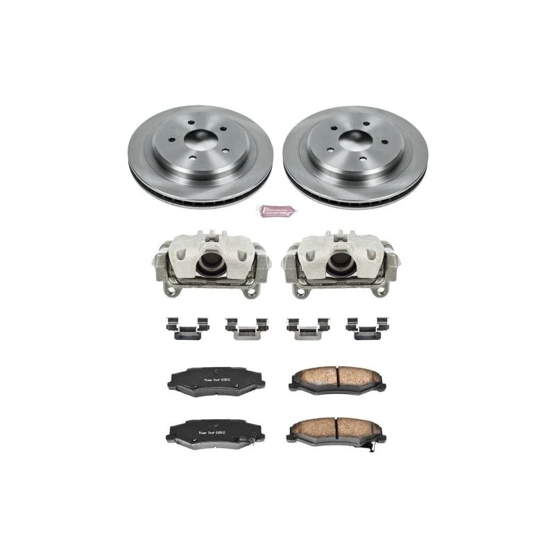 powerstop_KCOE1563-679457f2919db Power Stop 04-09 Cadillac XLR Rear Autospecialty Brake Kit w/Calipers