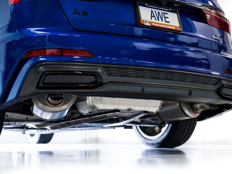 AWE Audi 2019-2023 C8 A6/A7 3.0T Touring Edition Kat-Endschalldämpfer- Turn Downs