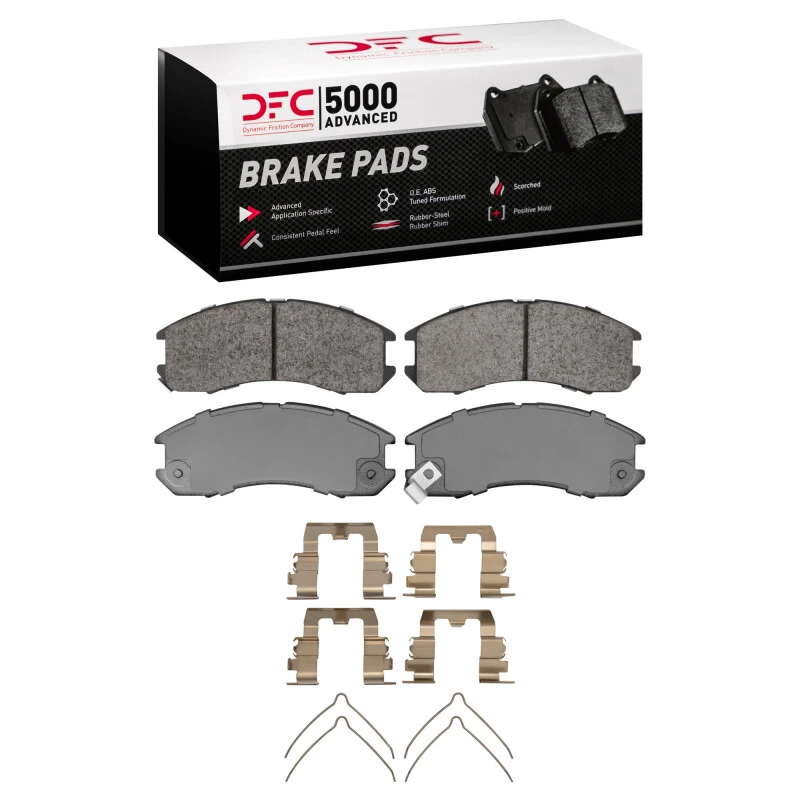 DFC 88-92 Ford Probe Front 5000 Advanced Ceramic Brake Pads and Hardware Kit