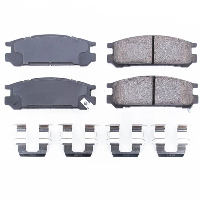 Power Stop Rear Z17 Evolution Ceramic Brake Pads w/Hardware for 93-96 Subaru Impreza