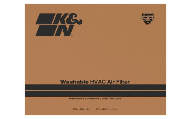 K&N HVAC Filter 20 X 25 X 2 Merv 8