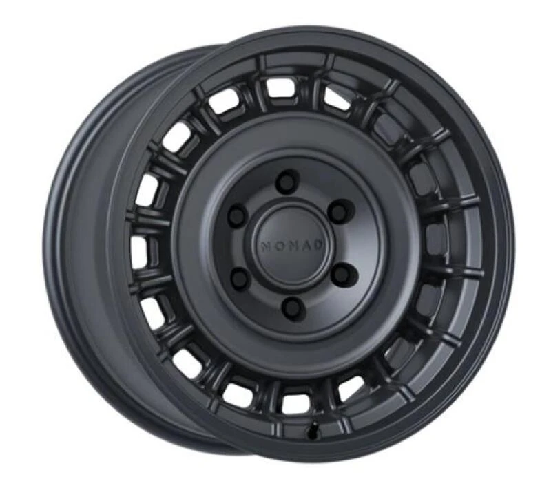 Nomad N502DU Arvo 15x7in / 5x114.3 BP / 15mm Offset / 72.62mm Bore - Satin Gunmetal Wheel