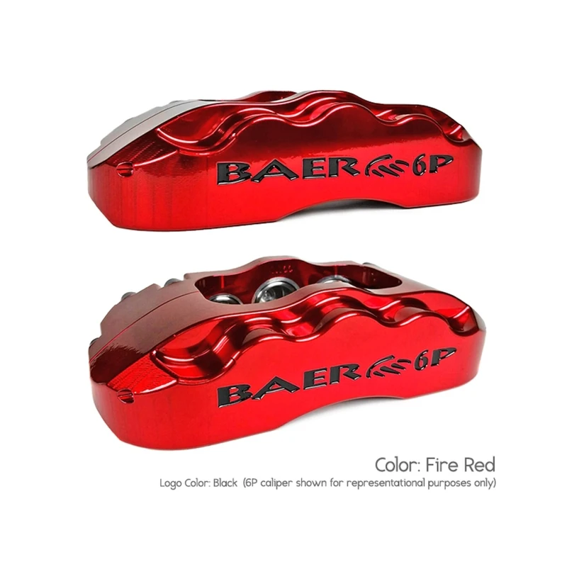 Baer Brakes 79-93 Ford Mustang STD Studs 14in Extreme+ Front SDZ Brake Kit - Fire Red
