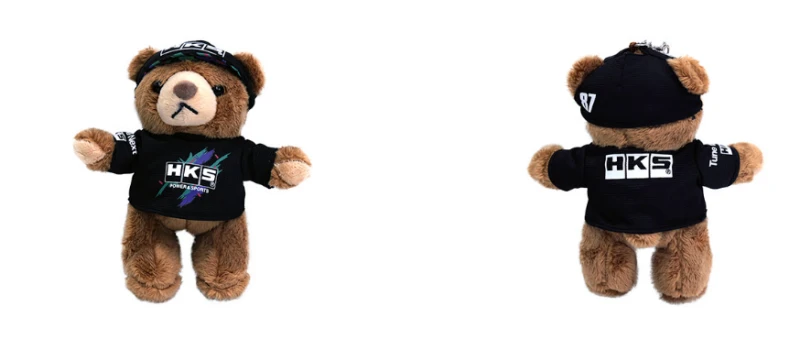 HKS KEYRING BEAR SUPER RACING