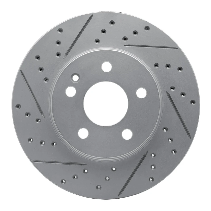 DFC 06-11 Mercedes-Benz B200 Front Left Drilled & Slotted Geoperformance Rotor