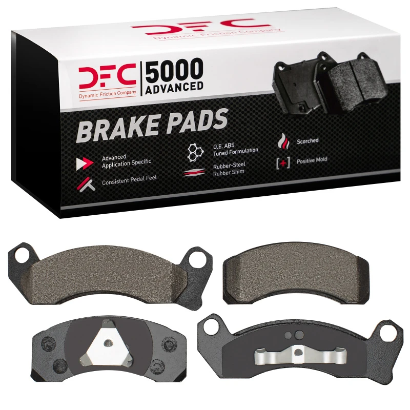 DFC 87-93 Ford Mustang Front 5000 Advanced Semi Metallic Brake Pads