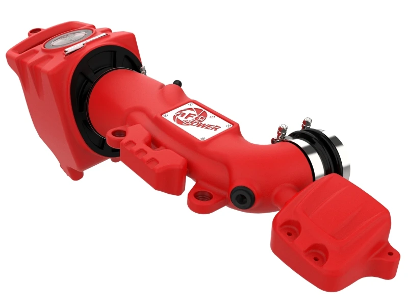 aFe Momentum GT Pro DRY S Kaltluft-Ansaugsystem 2018+ Jeep Wrangler (JL) V6 3.6L (Rote Ausgabe)