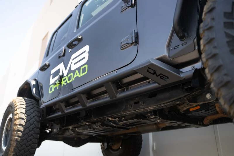 DV8 Offroad FS-15 Series Rock Sliders für 2018–2025 Jeep Wrangler JL 4-Türer