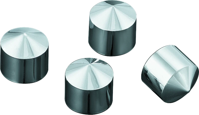 Kuryakyn Peaked Rocker Box Bolt Covers 4 Stück für Twin Cam & Milwaukee-8