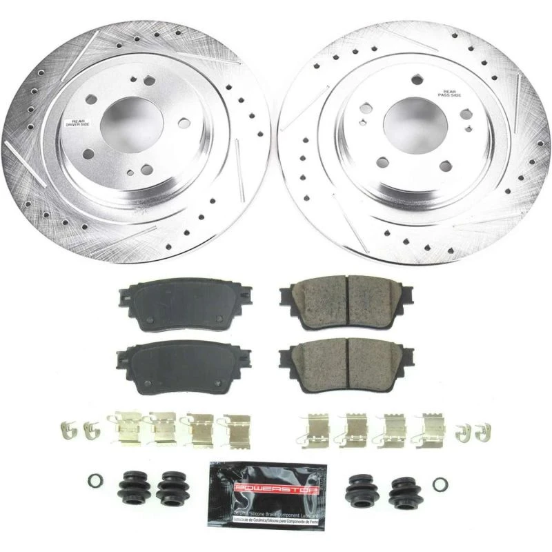 Power Stop Z23 Evolution Sport Brake Kit for 2018 Mitsubishi Eclipse Cross Rear