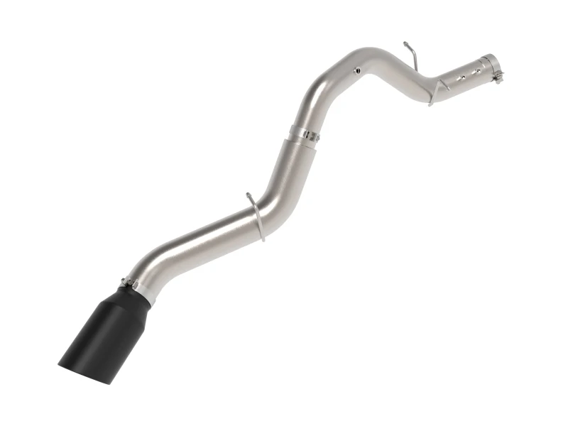 afe_49-44147-B-682e9fc822183 aFe Large Bore-HD 5-Zoll-409SS-DPF-Back-Abgasanlage mit schwarzer Spitze für 24-25 GM Diesel Trucks V8-6.6L(td) L5P