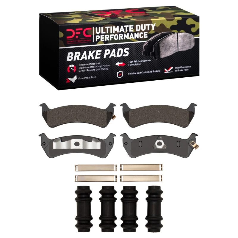 DFC 93-05 Ford Explorer Sport Trac Rear Ultimate Duty Performance Brake Pads and Hardware Kit
