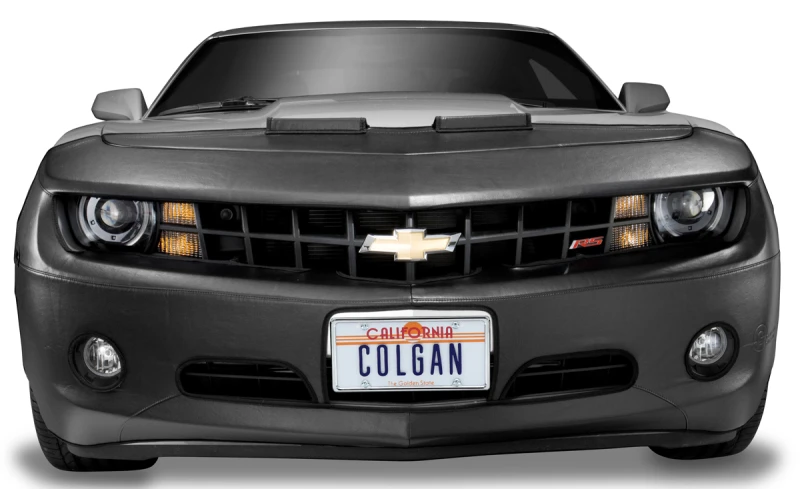 Covercraft 14-19 Corvette C7 Stingray Front End Bra with License Plate Opening Black Crush
