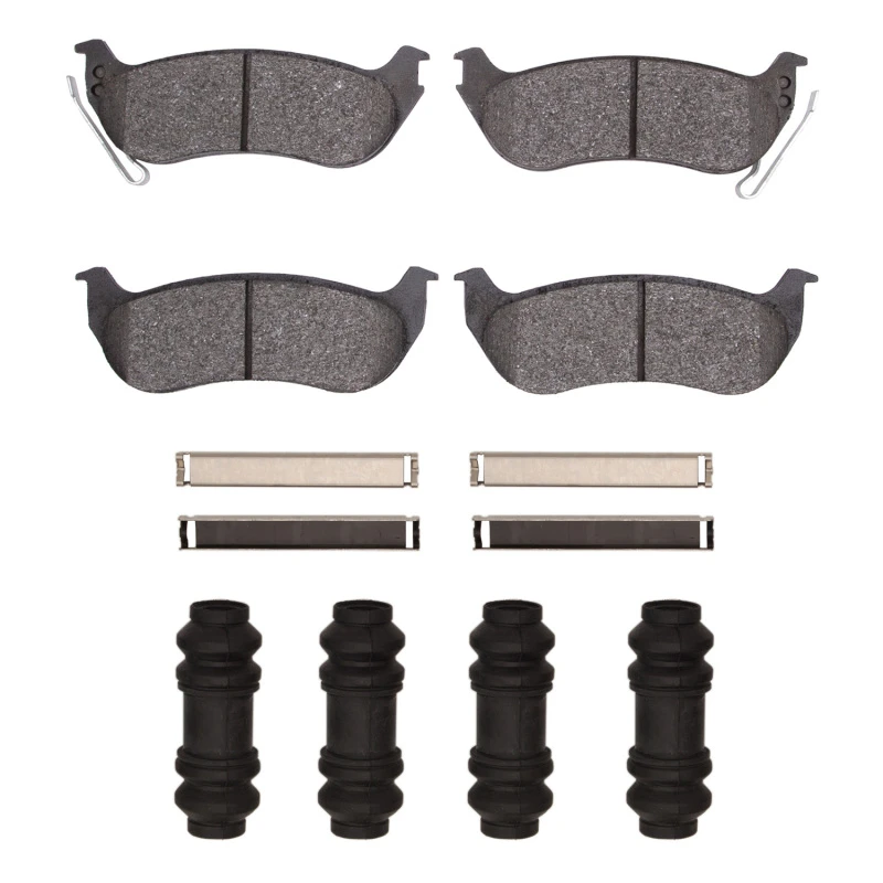 DFC 06-10 Ford Explorer Rear 3000 Ceramic Brake Pads and Hardware Kit