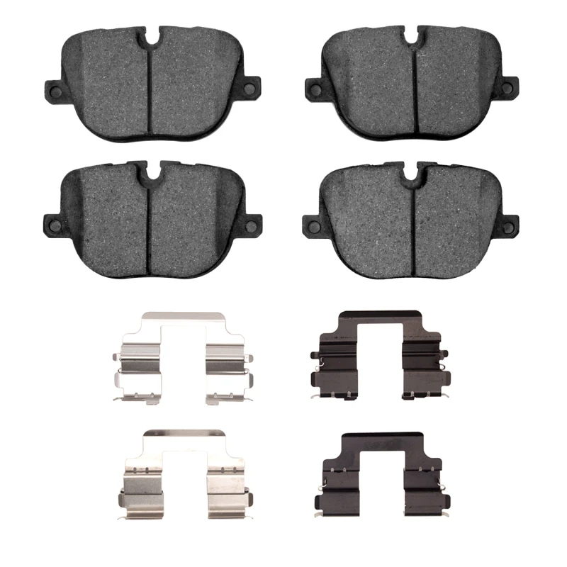 DFC 10-13 Land Rover Range Rover Sport Rear 5000 Advanced Low Metallic Brake Pads and Hardware Kit