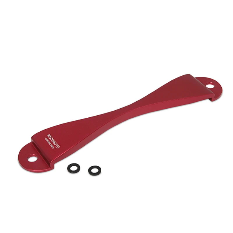 Mishimoto CNC Batteriehalter - Rot für Subaru